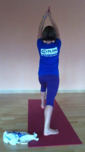 Yoga für Plan Foto Heike